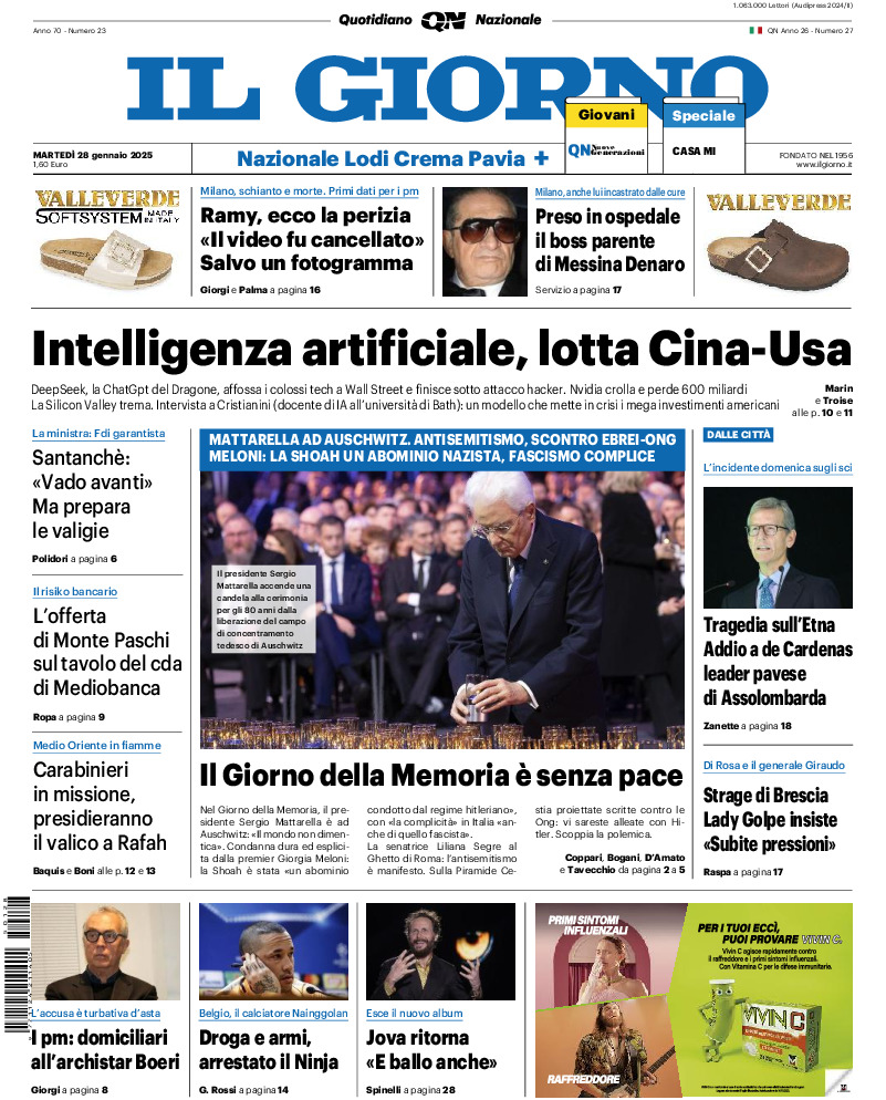 Prima-pagina-il giorno-edizione-di-oggi-20250128